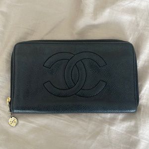 Vintage Chanel Zip Wallet